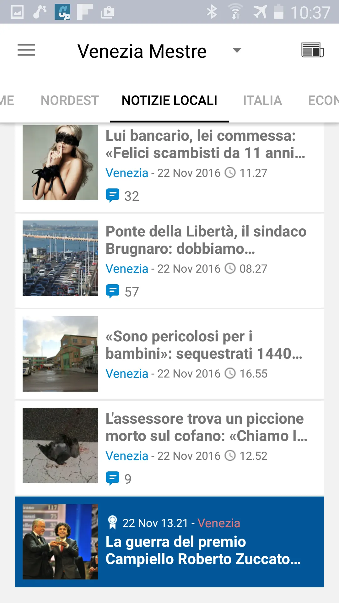 Il Gazzettino | Indus Appstore | Screenshot