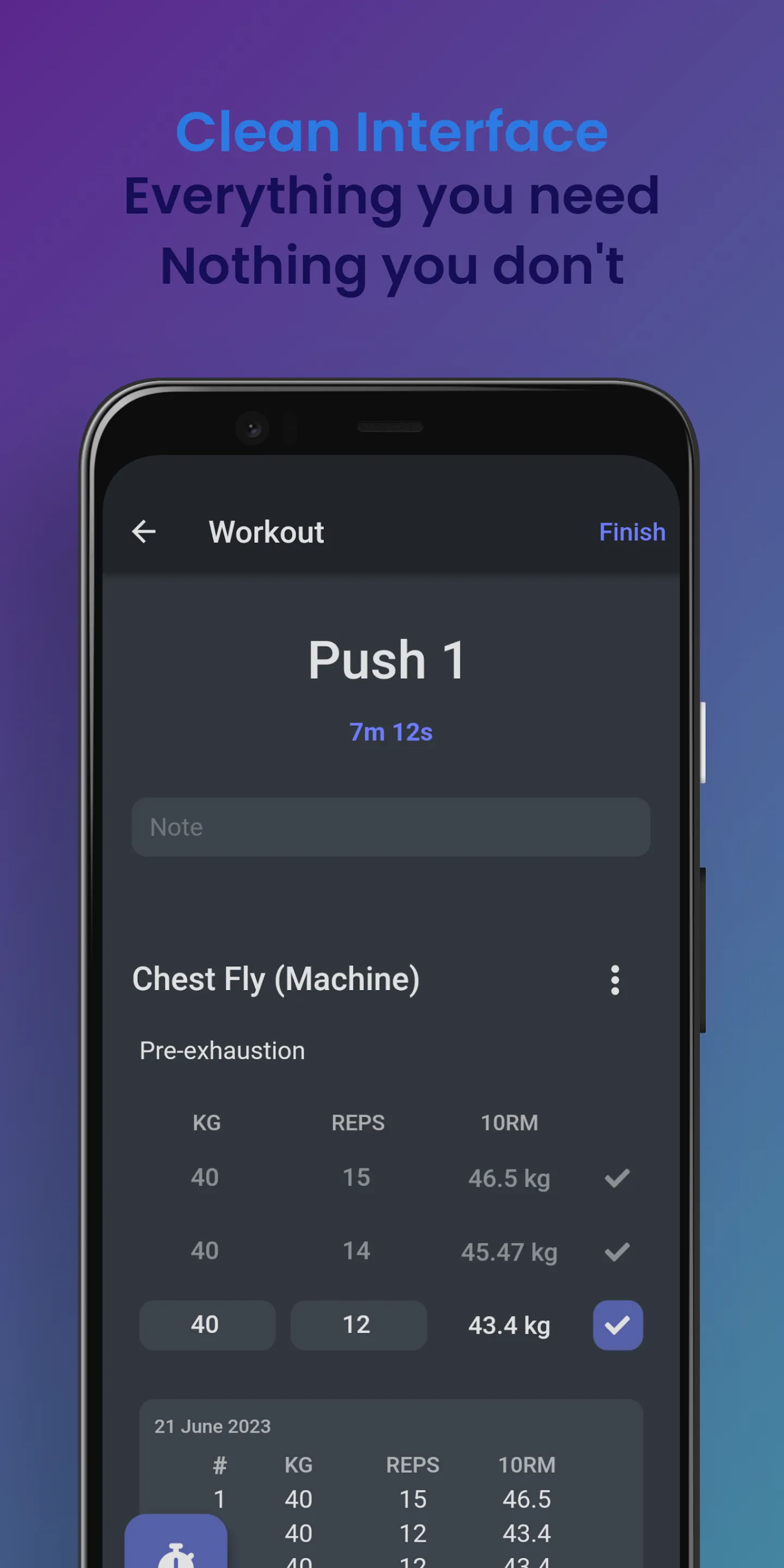 MyGains Fitness & Gym Tracker | Indus Appstore | Screenshot