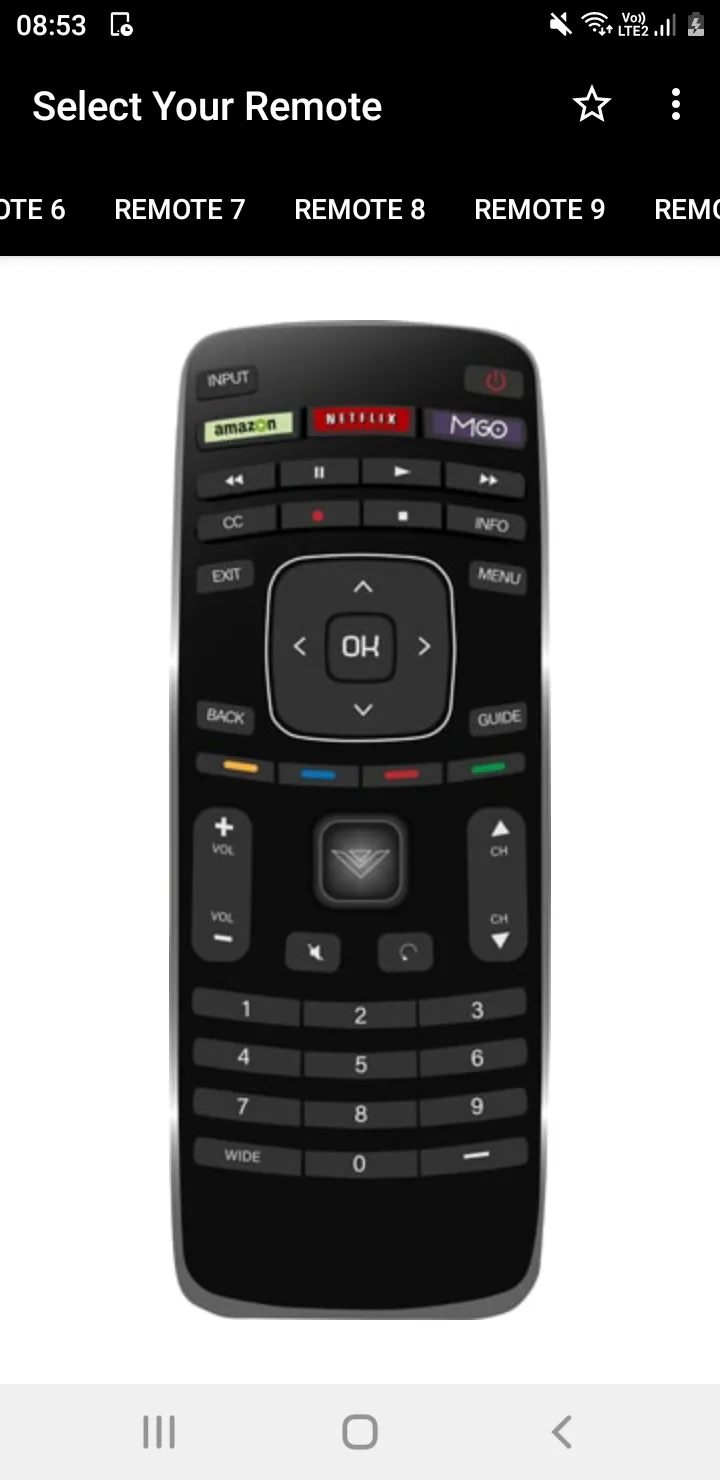 Vizio TV Remote | Indus Appstore | Screenshot