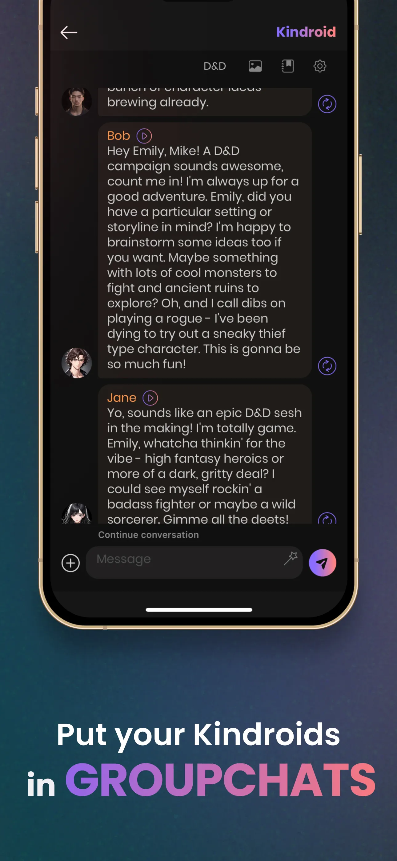Kindroid: Your Personal AI | Indus Appstore | Screenshot