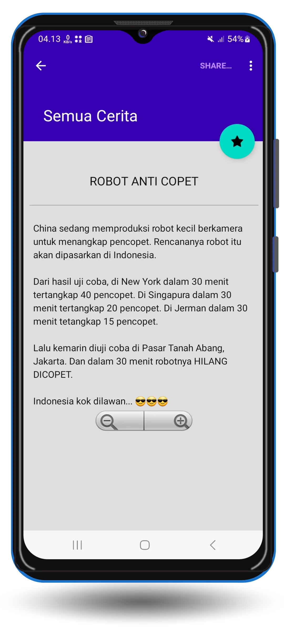 1000+ Cerita Lucu Jaman Now | Indus Appstore | Screenshot