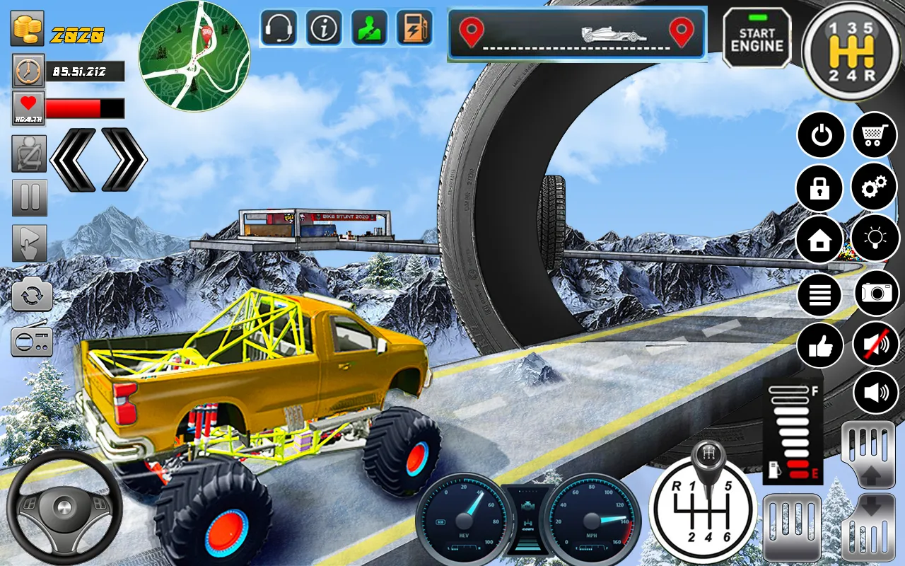 Monster Truck Offroad Stunts | Indus Appstore | Screenshot