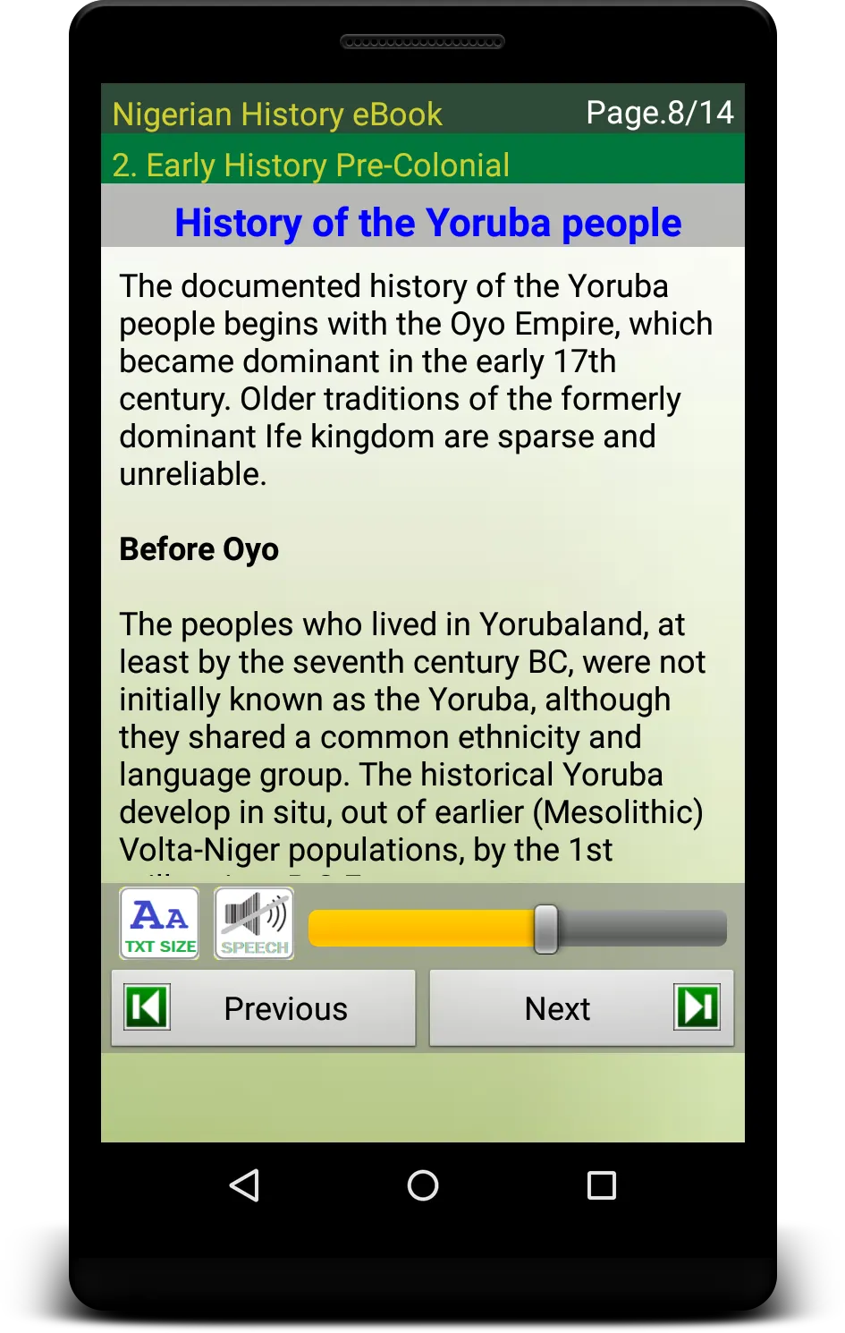 Nigerian History (eBook) | Indus Appstore | Screenshot