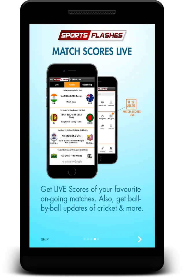 Sports Flashes - Live Sports R | Indus Appstore | Screenshot