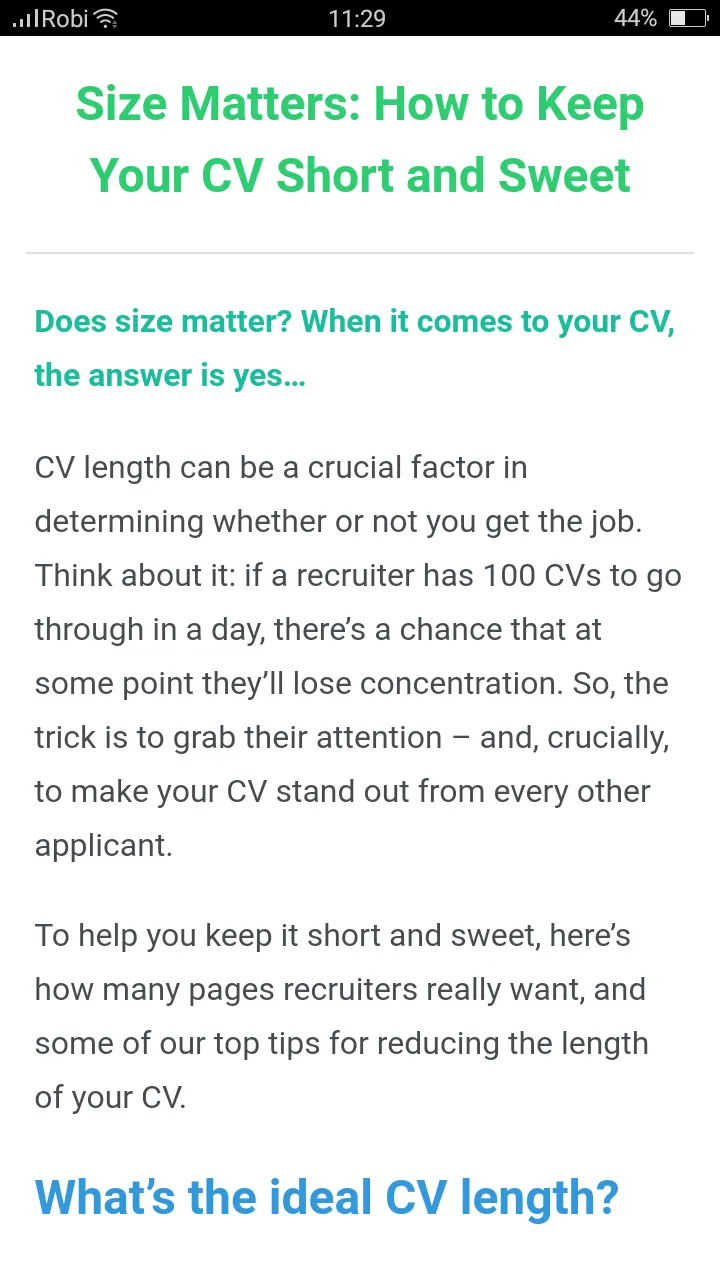 How To Write CV | Indus Appstore | Screenshot