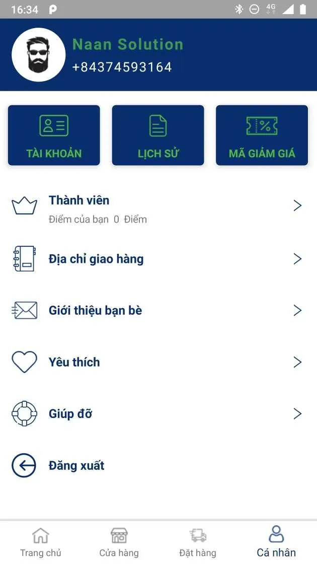 KPhucSinh - mobile app KCoffee | Indus Appstore | Screenshot