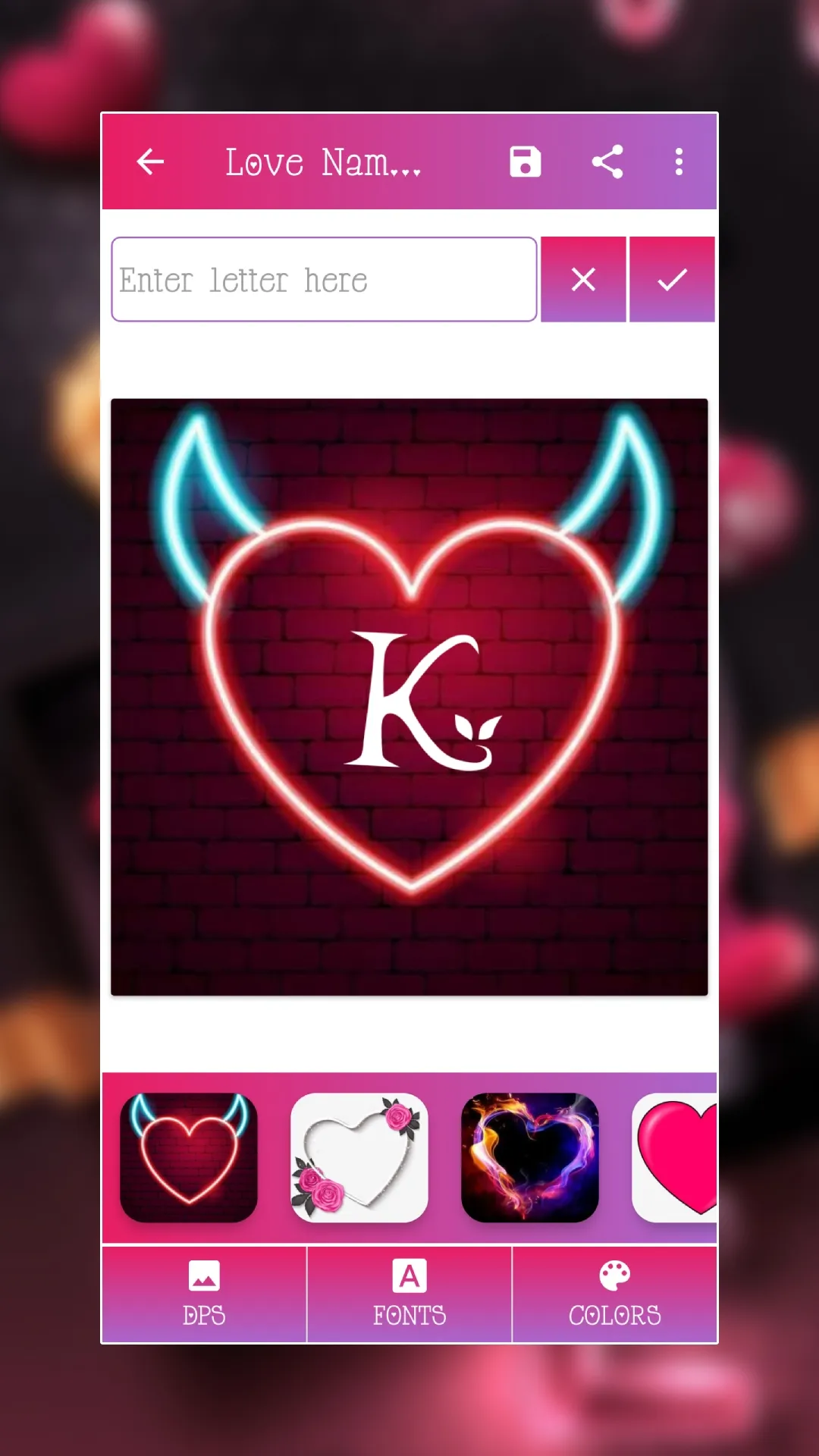 Love Name Art Maker : Stylish | Indus Appstore | Screenshot