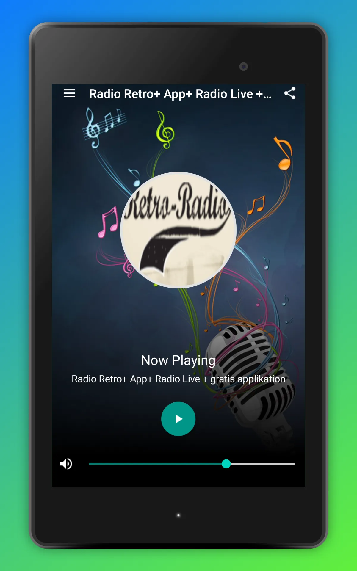 Retro Radio App Danmark Online | Indus Appstore | Screenshot