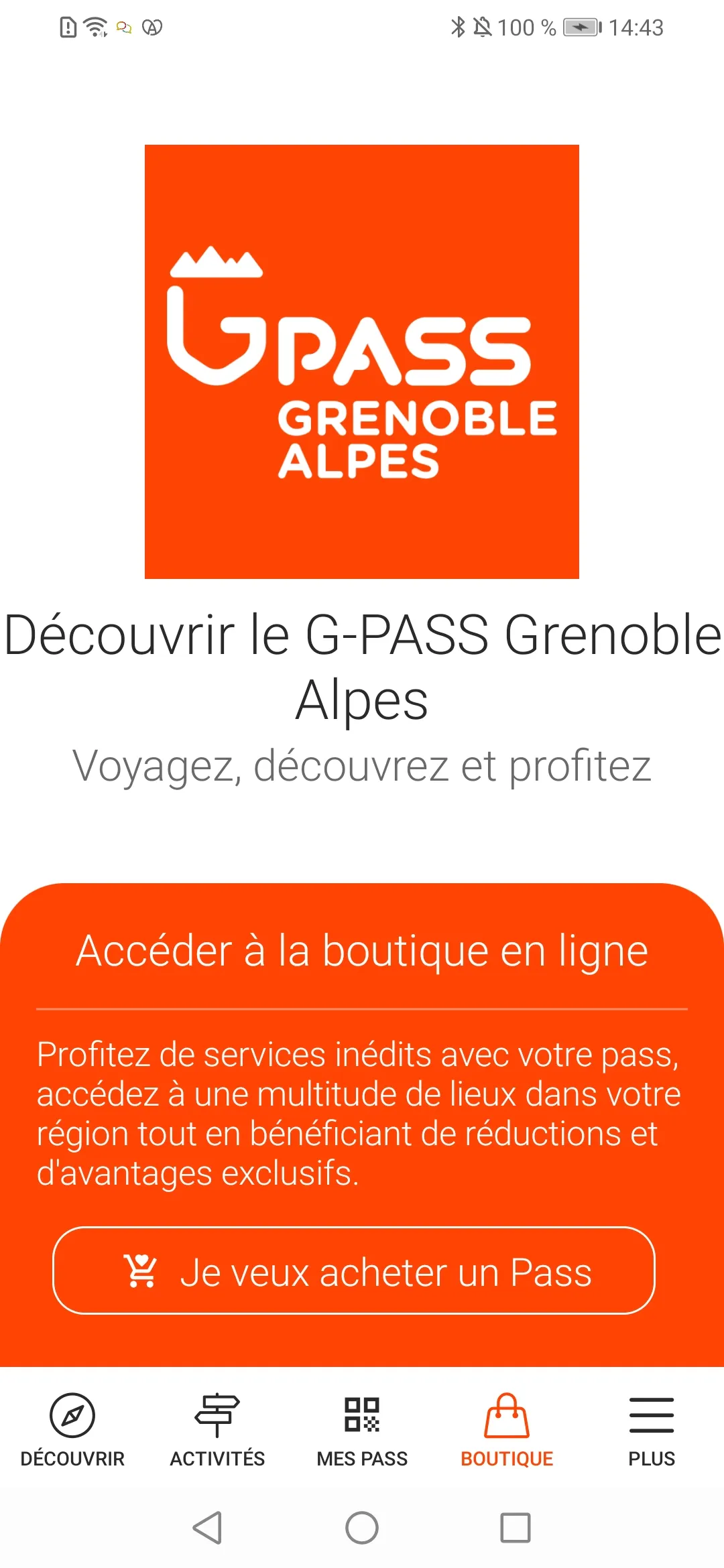 G-PASS Grenoble Alpes | Indus Appstore | Screenshot