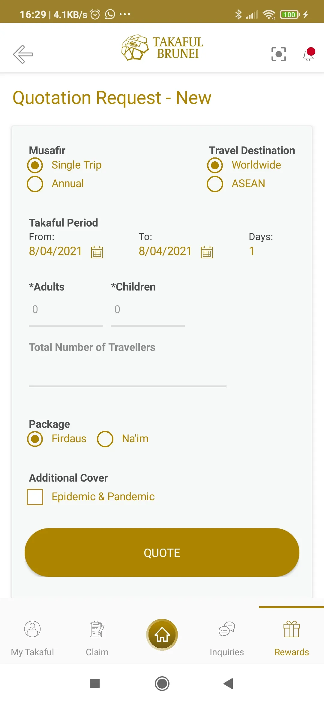 Takaful Brunei | Indus Appstore | Screenshot