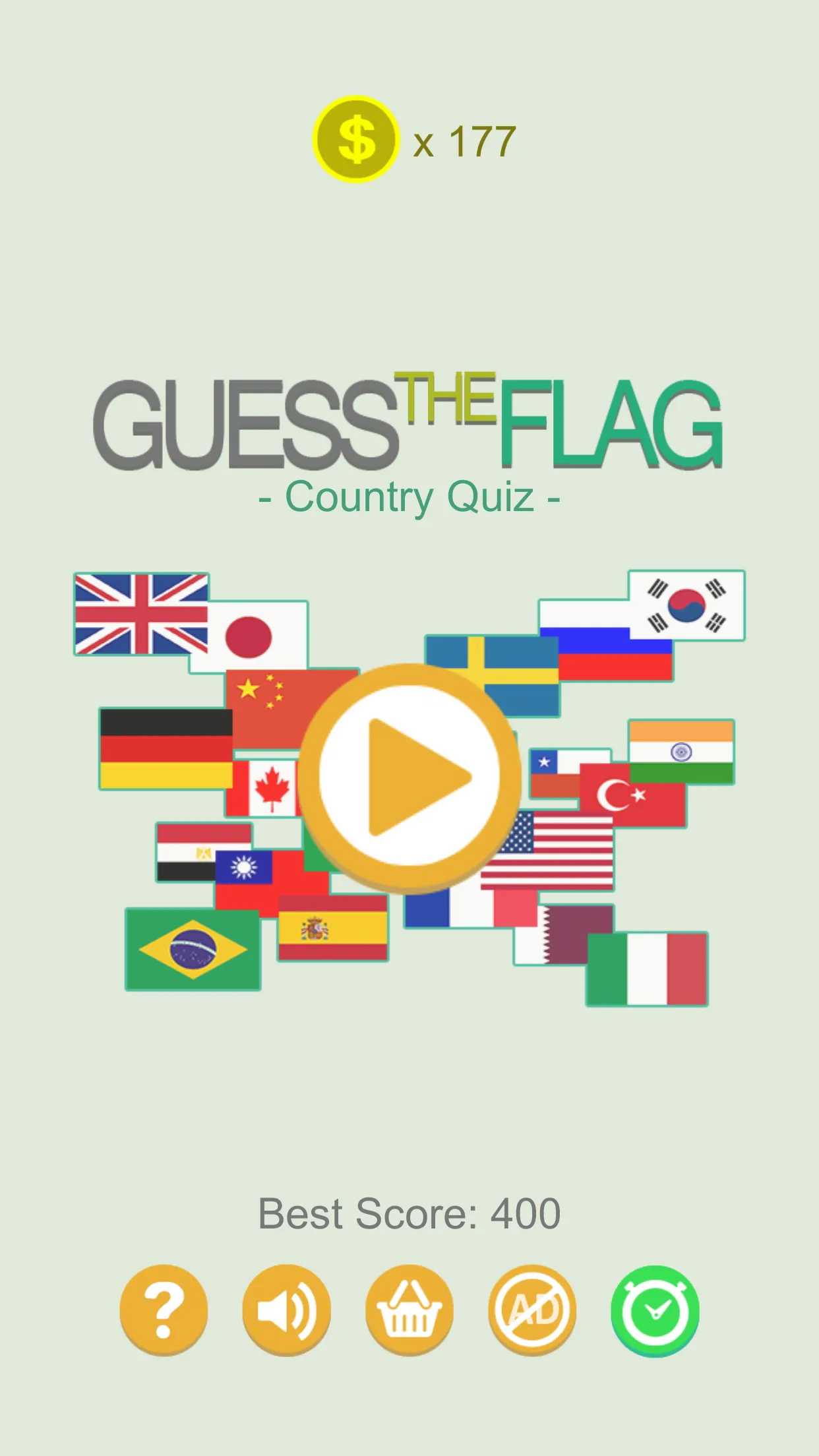 Guess The Flag - Country Quiz | Indus Appstore | Screenshot