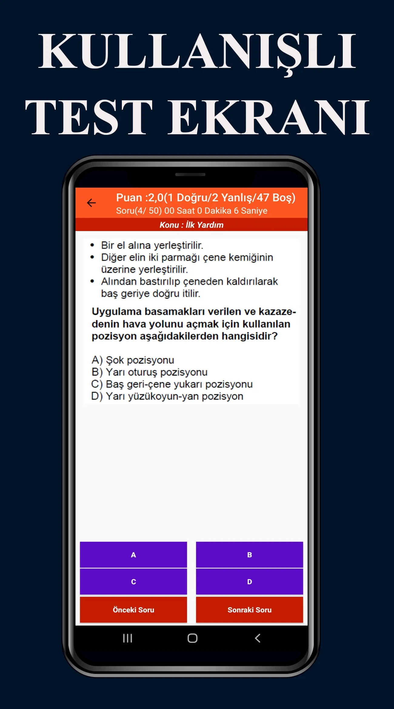 Ehliyet Sınav Soruları 2025 | Indus Appstore | Screenshot