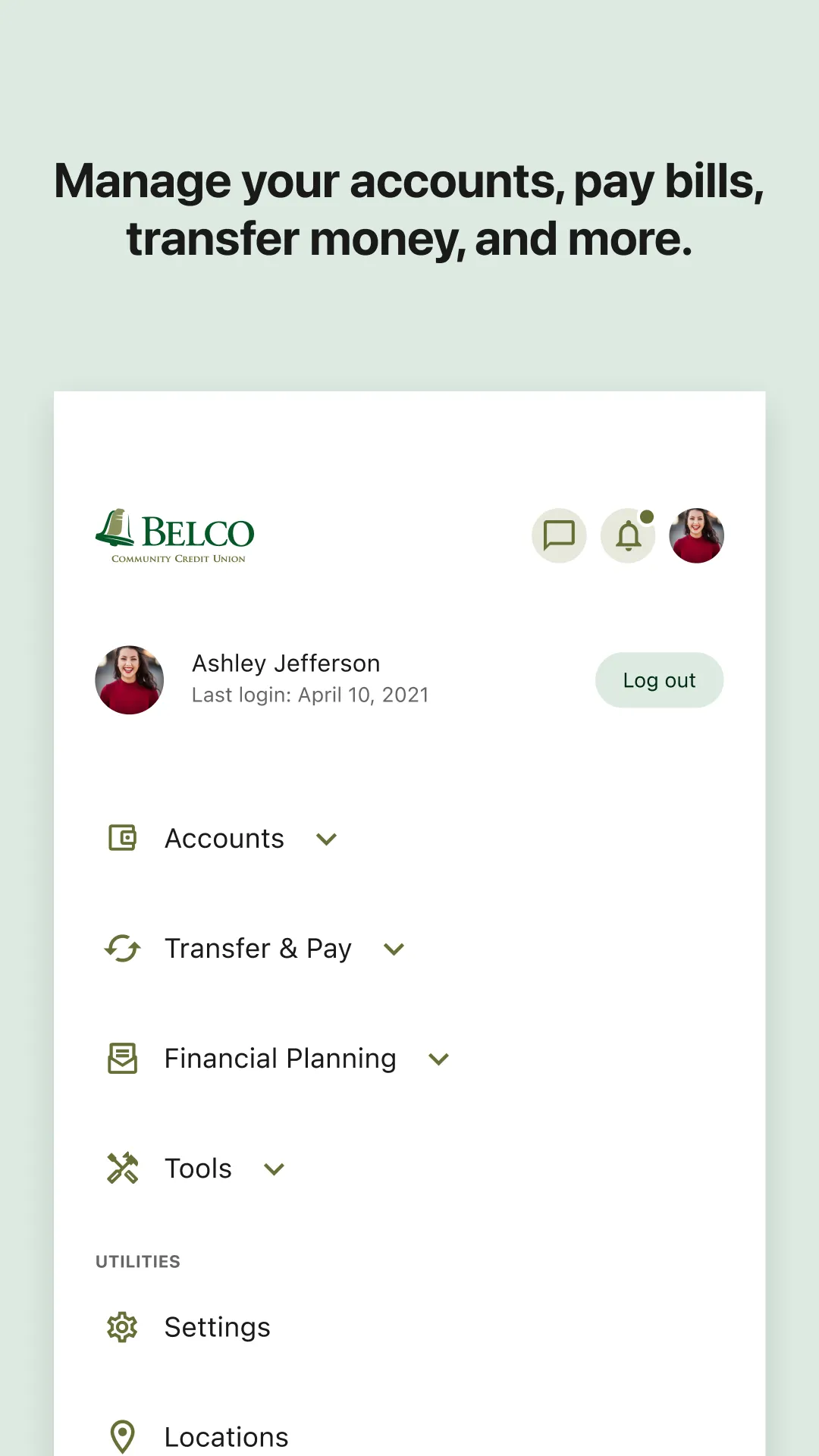 Belco CU Money Manager | Indus Appstore | Screenshot