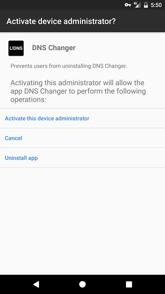 DNS Changer - Lilly | Indus Appstore | Screenshot