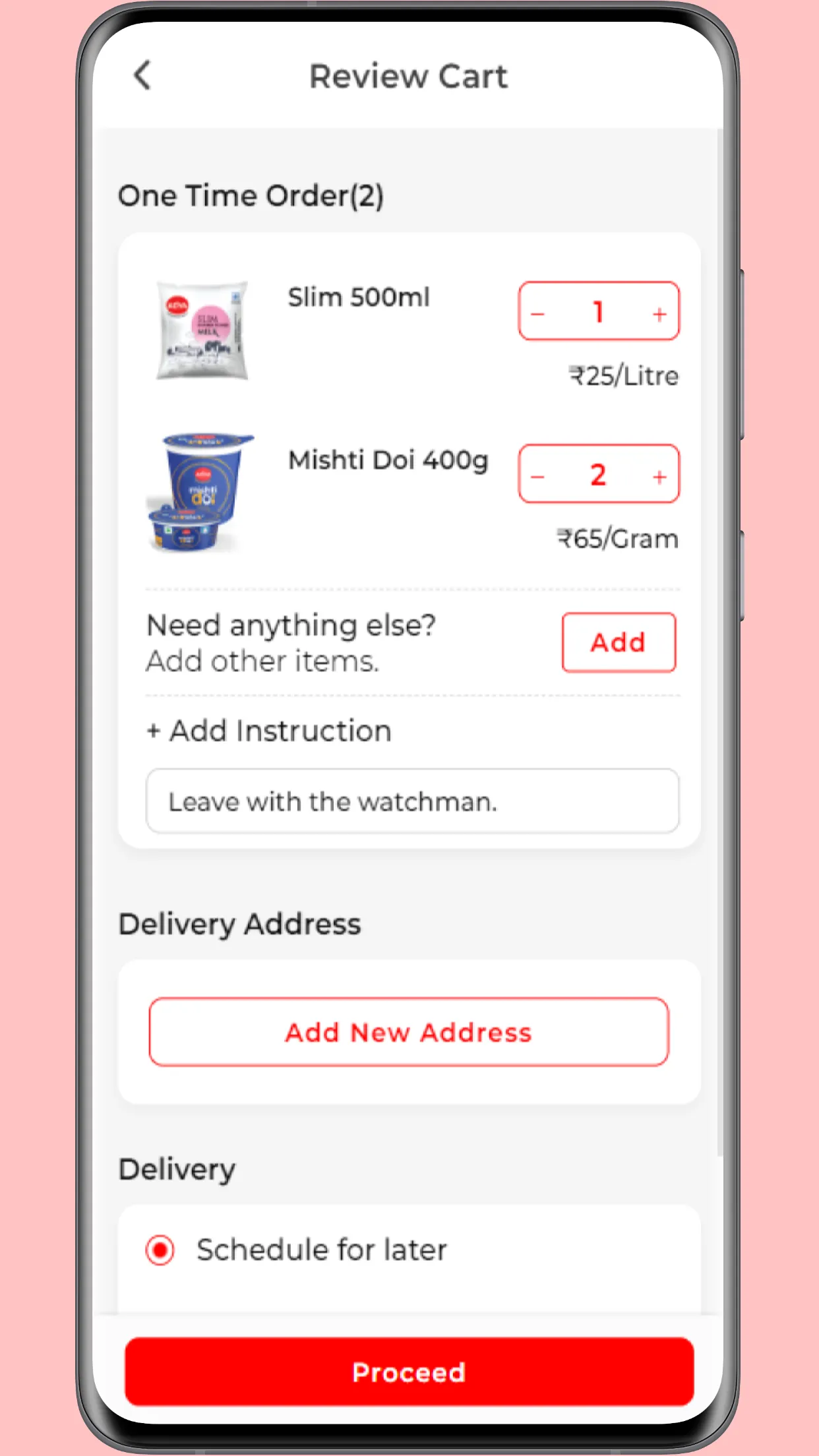 Adya Dairy | Indus Appstore | Screenshot