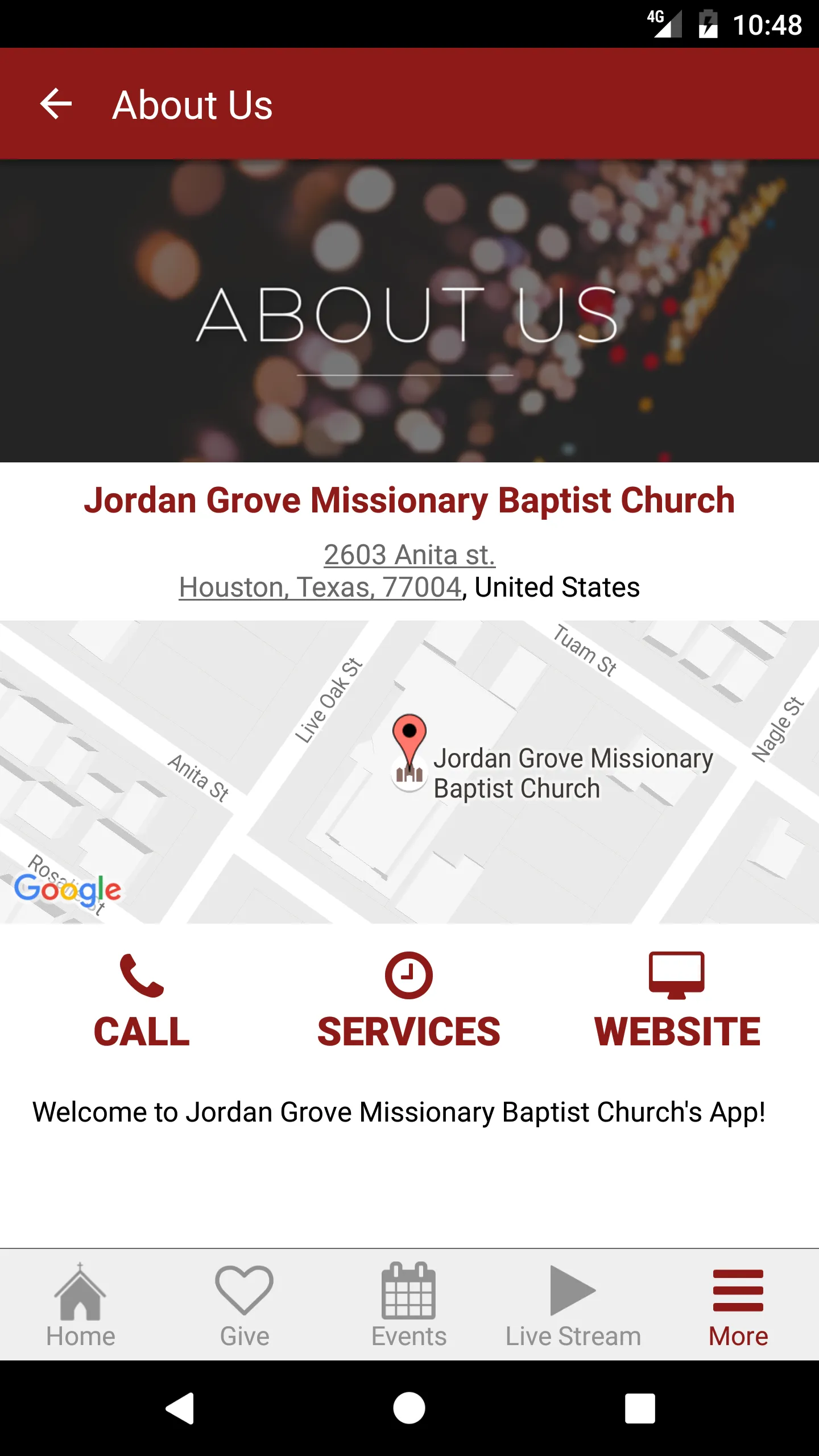 Jordan Grove MBC | Indus Appstore | Screenshot