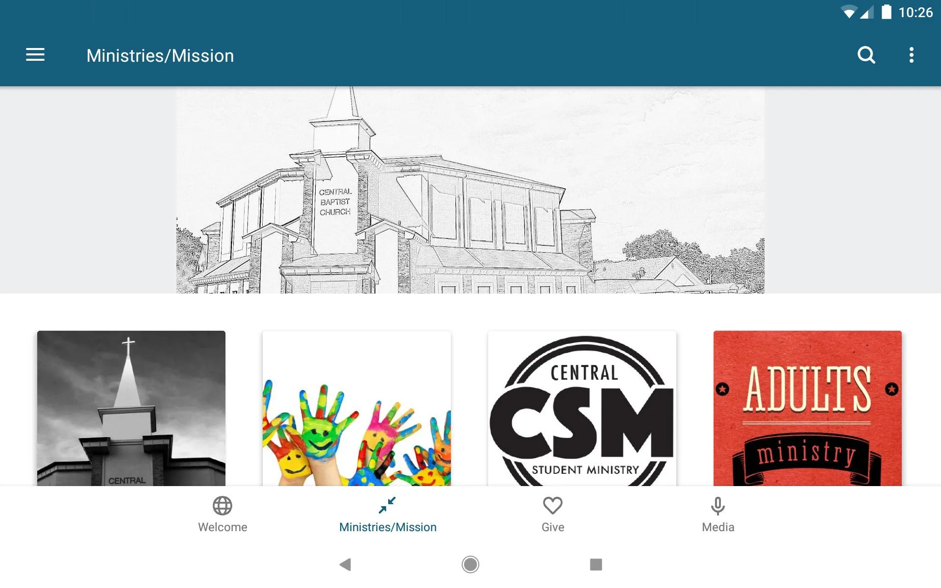 Central Baptist Church NLR, AR | Indus Appstore | Screenshot