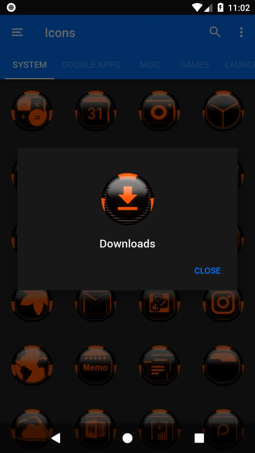 Orange Icon Pack Style 6 | Indus Appstore | Screenshot