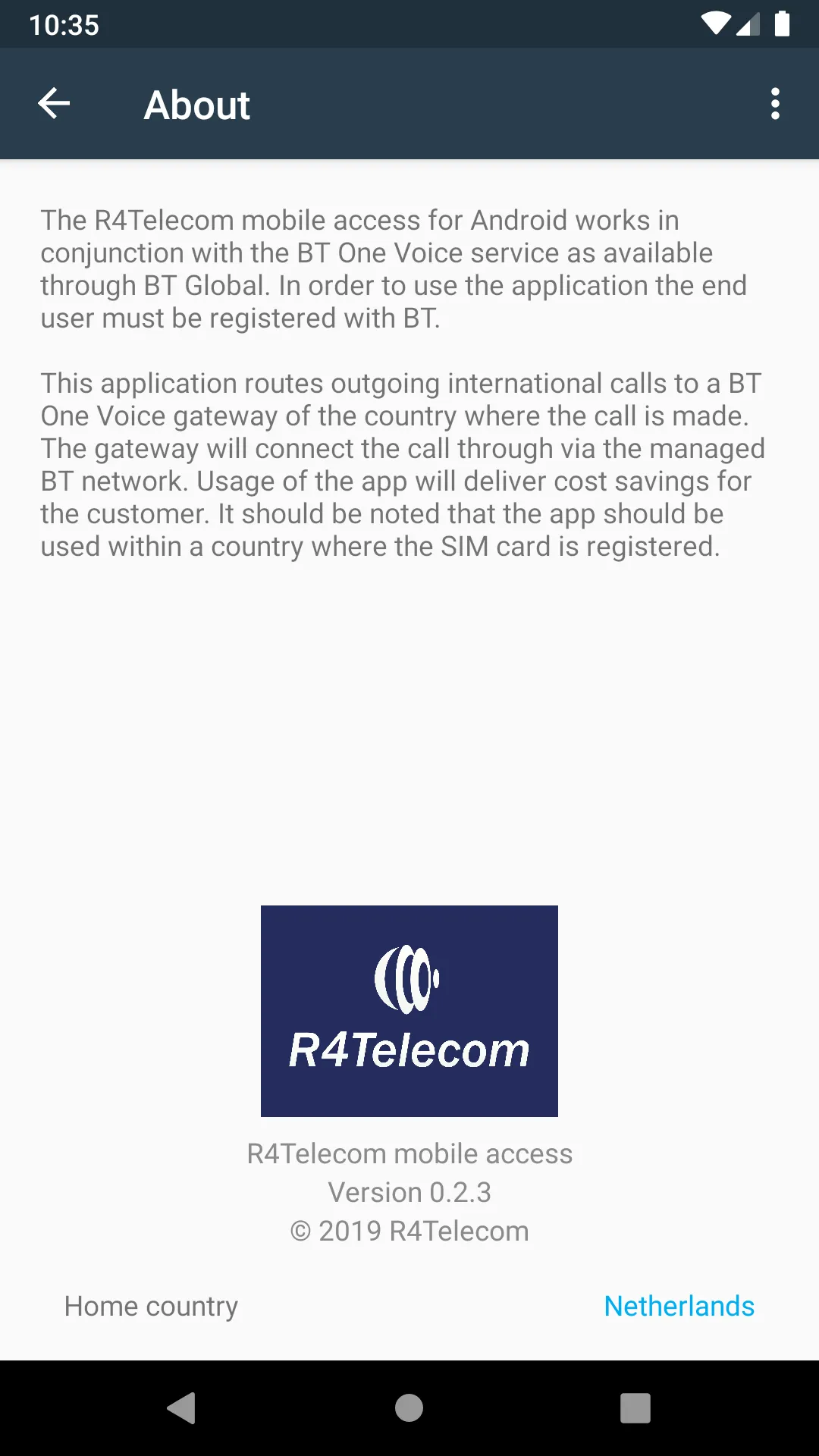 R4Telecom mobile access | Indus Appstore | Screenshot