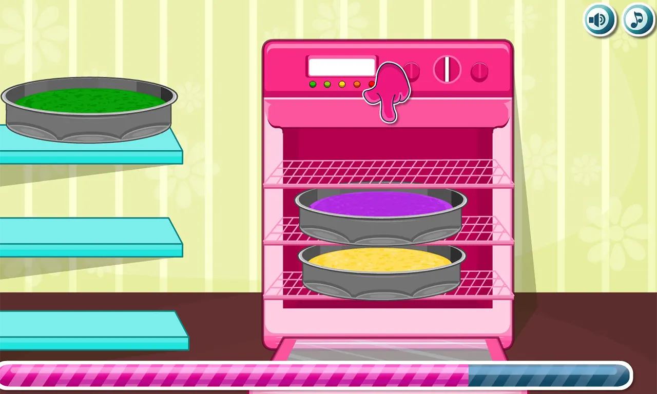 Cooking Rainbow Birthday Cake | Indus Appstore | Screenshot