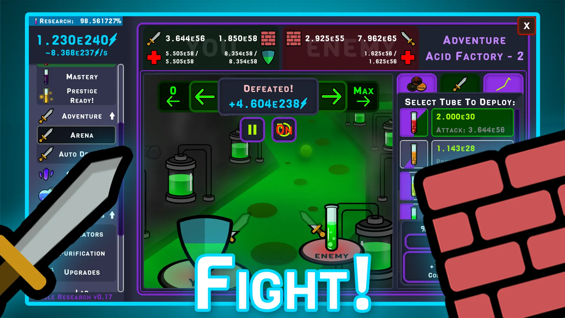 Idle Research: Endless Tycoon | Indus Appstore | Screenshot