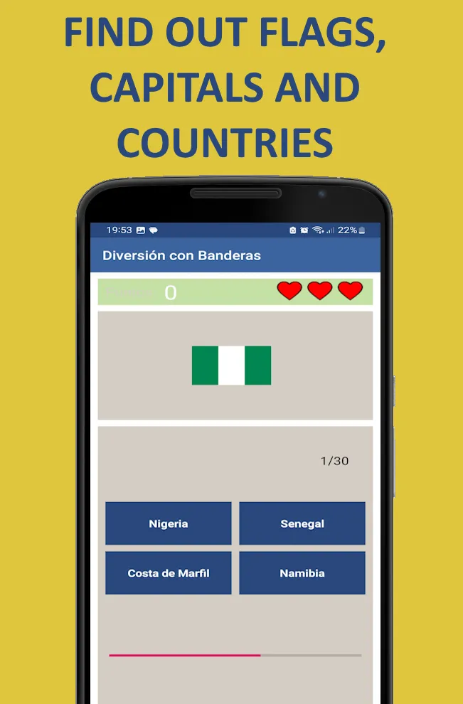 Fun with flags - Quiz game | Indus Appstore | Screenshot