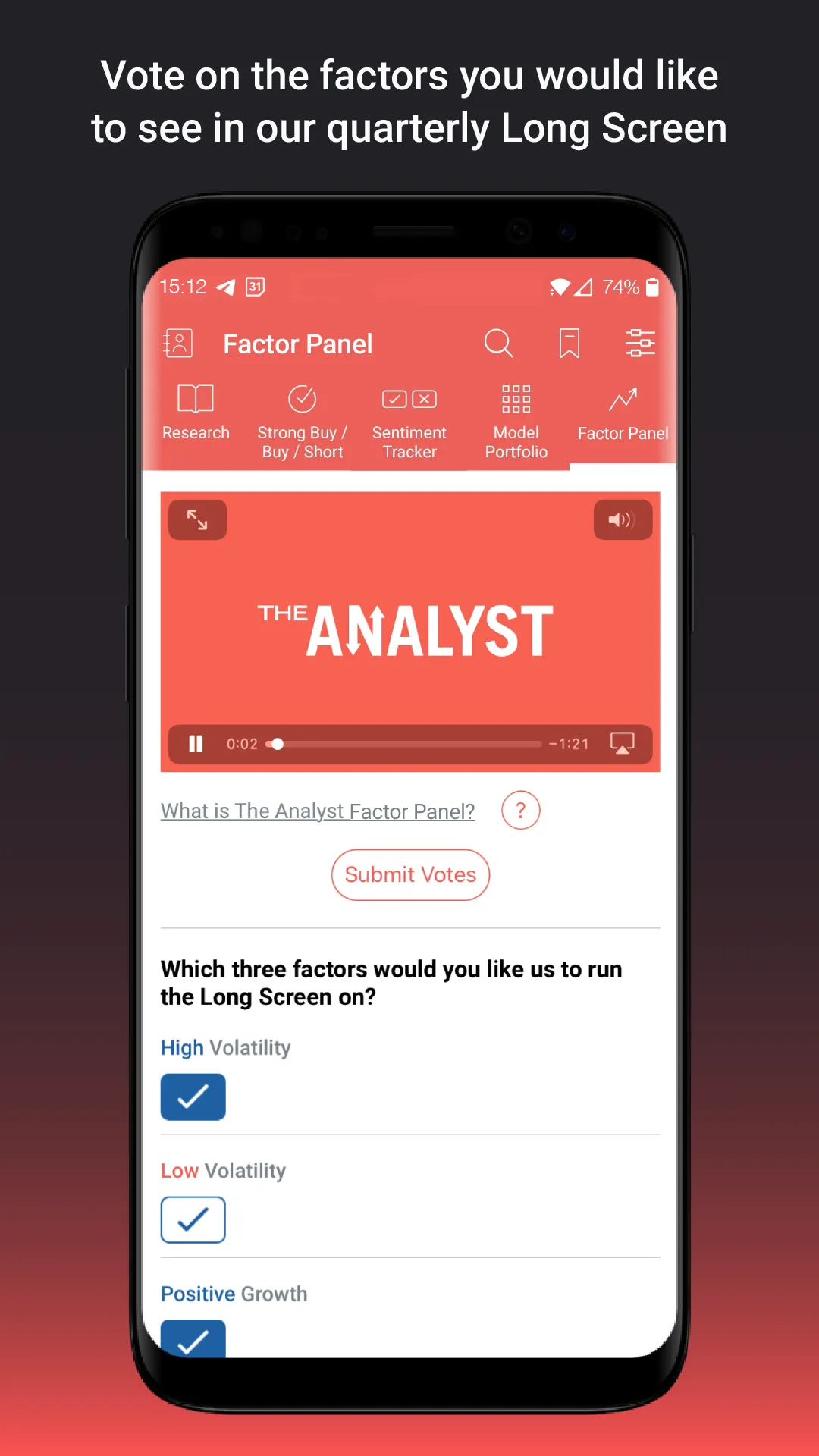 The Analyst App | Indus Appstore | Screenshot