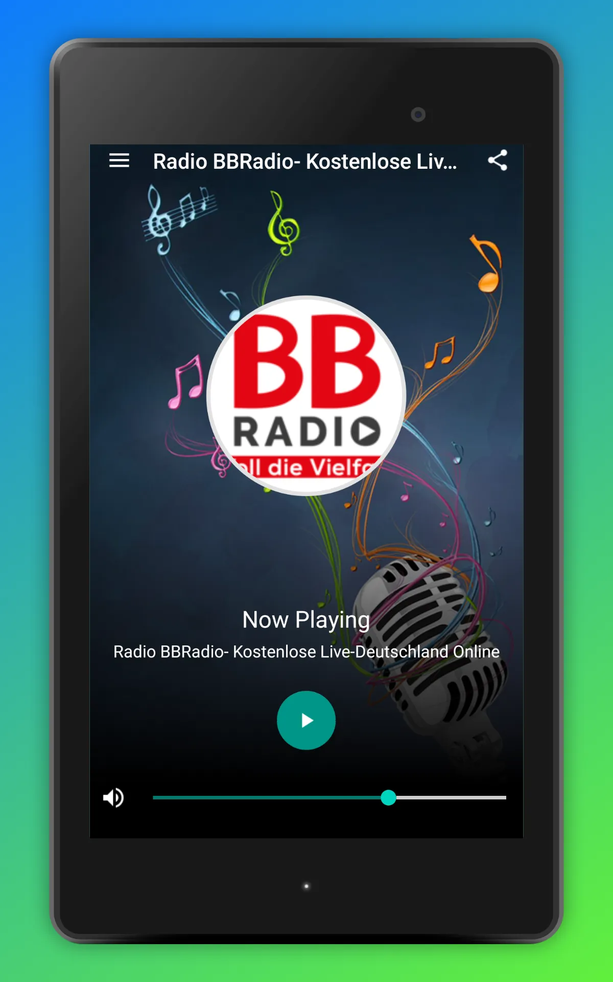 BB Radio App Deutschland FM | Indus Appstore | Screenshot