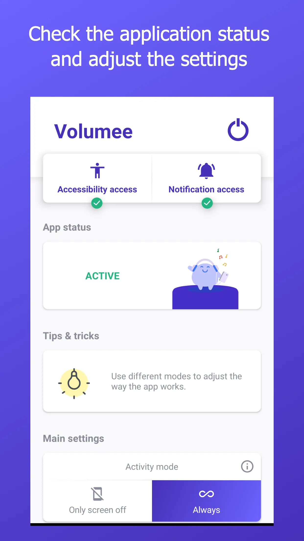 Volumee - skip tracks | Indus Appstore | Screenshot