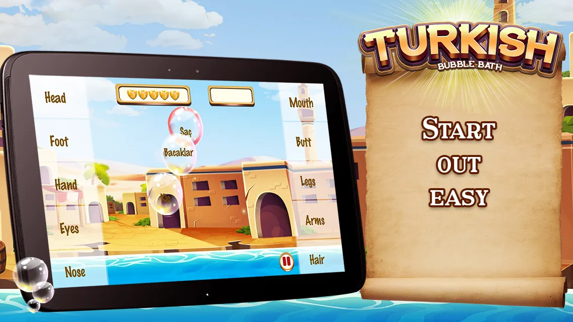 Learn Turkish Bubble Bath Free | Indus Appstore | Screenshot