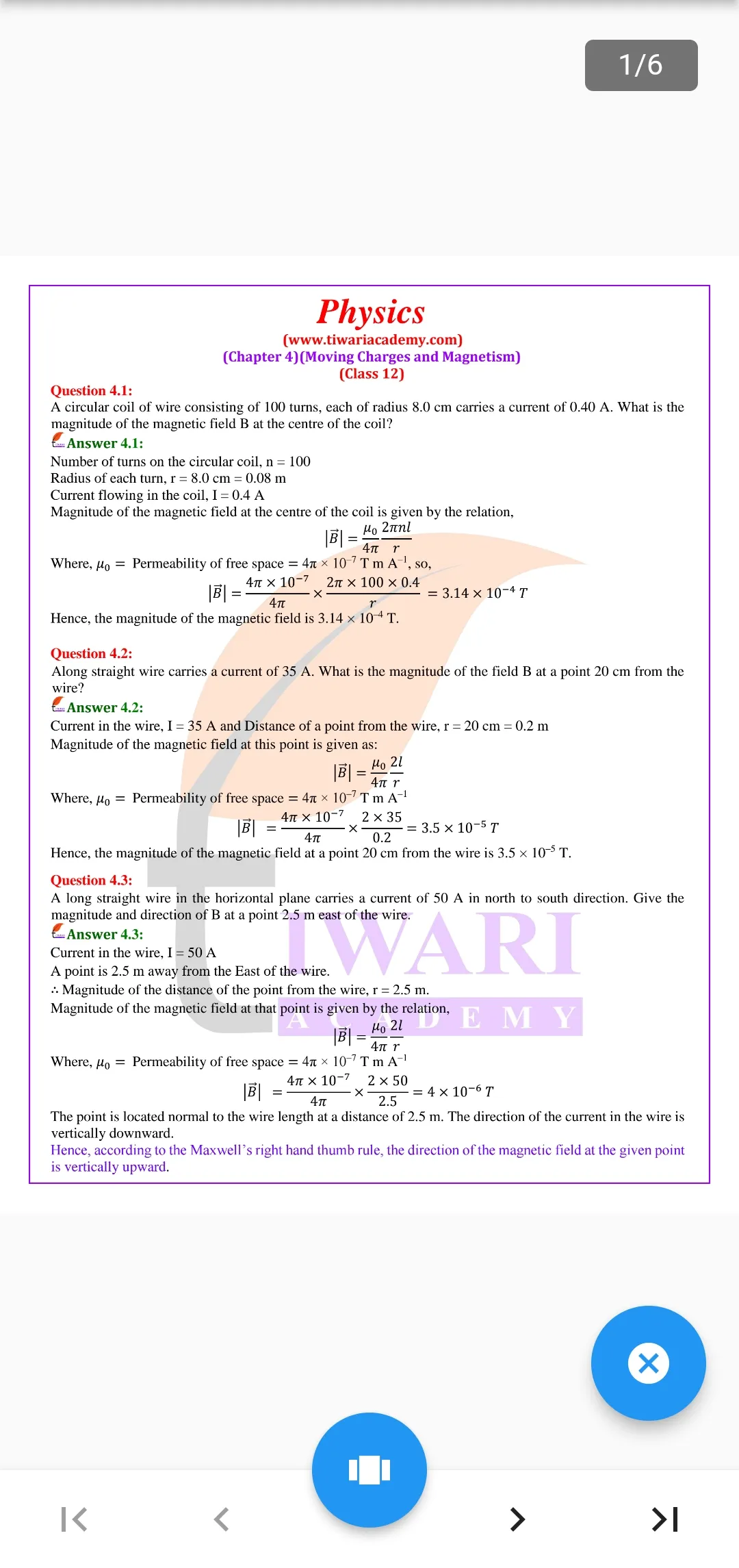 Class 12 Physics for 2023-24 | Indus Appstore | Screenshot