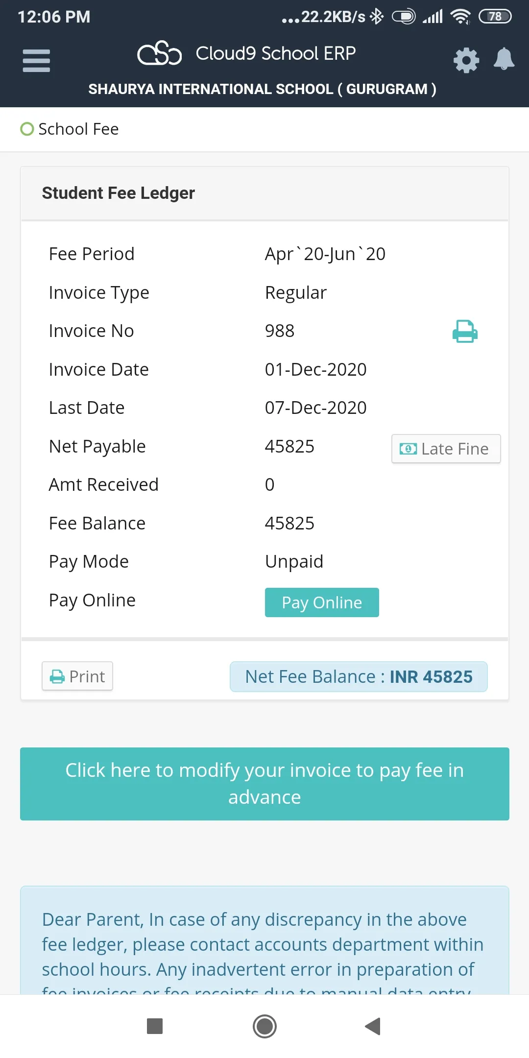 Cloud9 School App | Indus Appstore | Screenshot