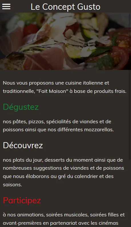 Brasserie GUSTO | Indus Appstore | Screenshot