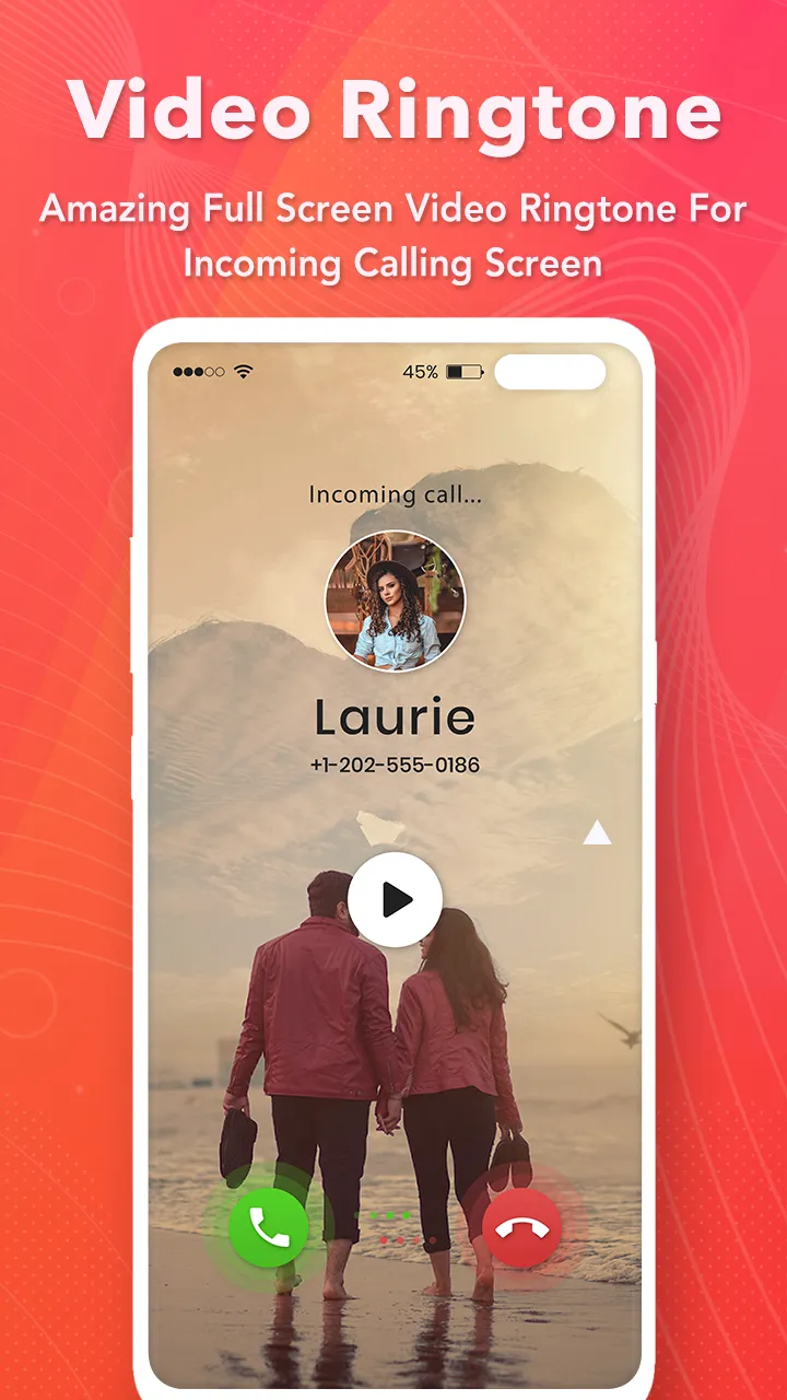 Full Screen Video Ringtone for | Indus Appstore | Screenshot