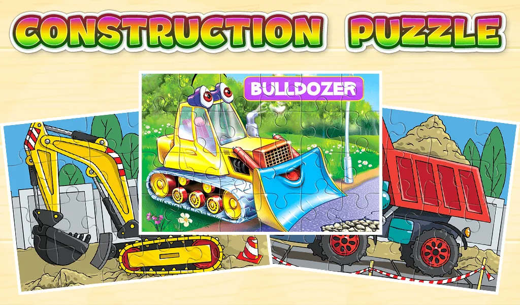 Construction Vehicles Puzzle | Indus Appstore | Screenshot