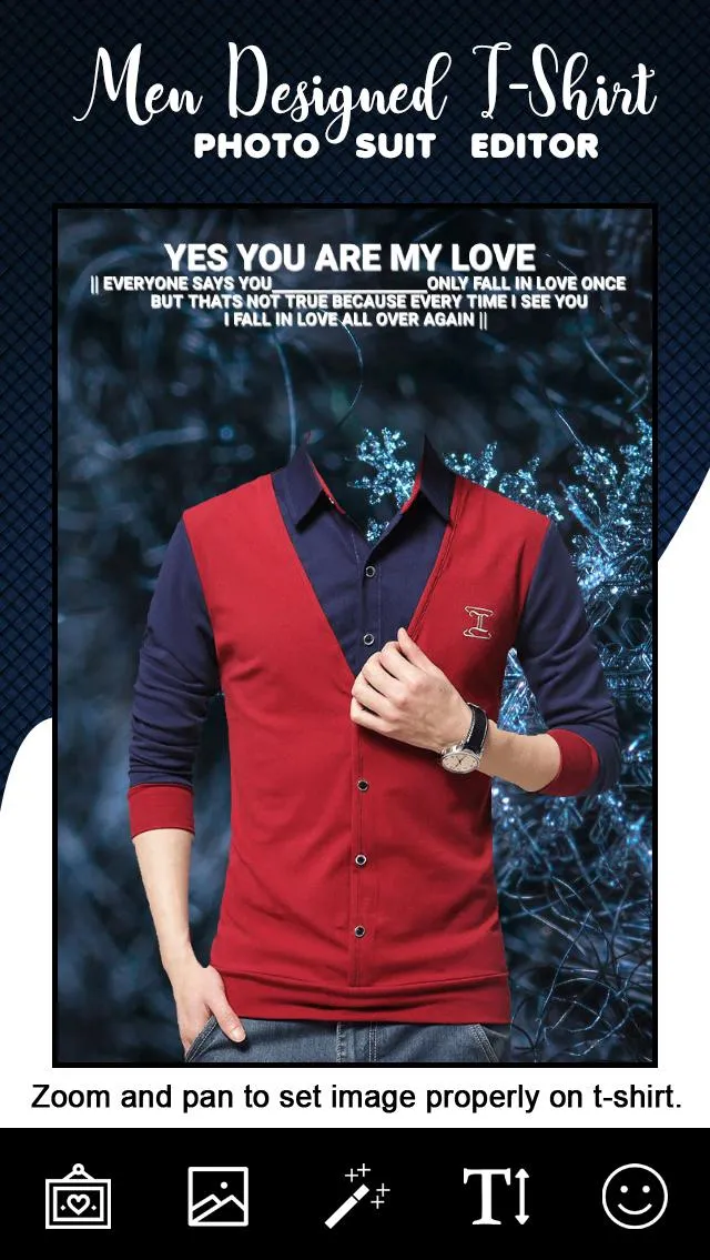 Man T Shirt Photo Suit | Indus Appstore | Screenshot