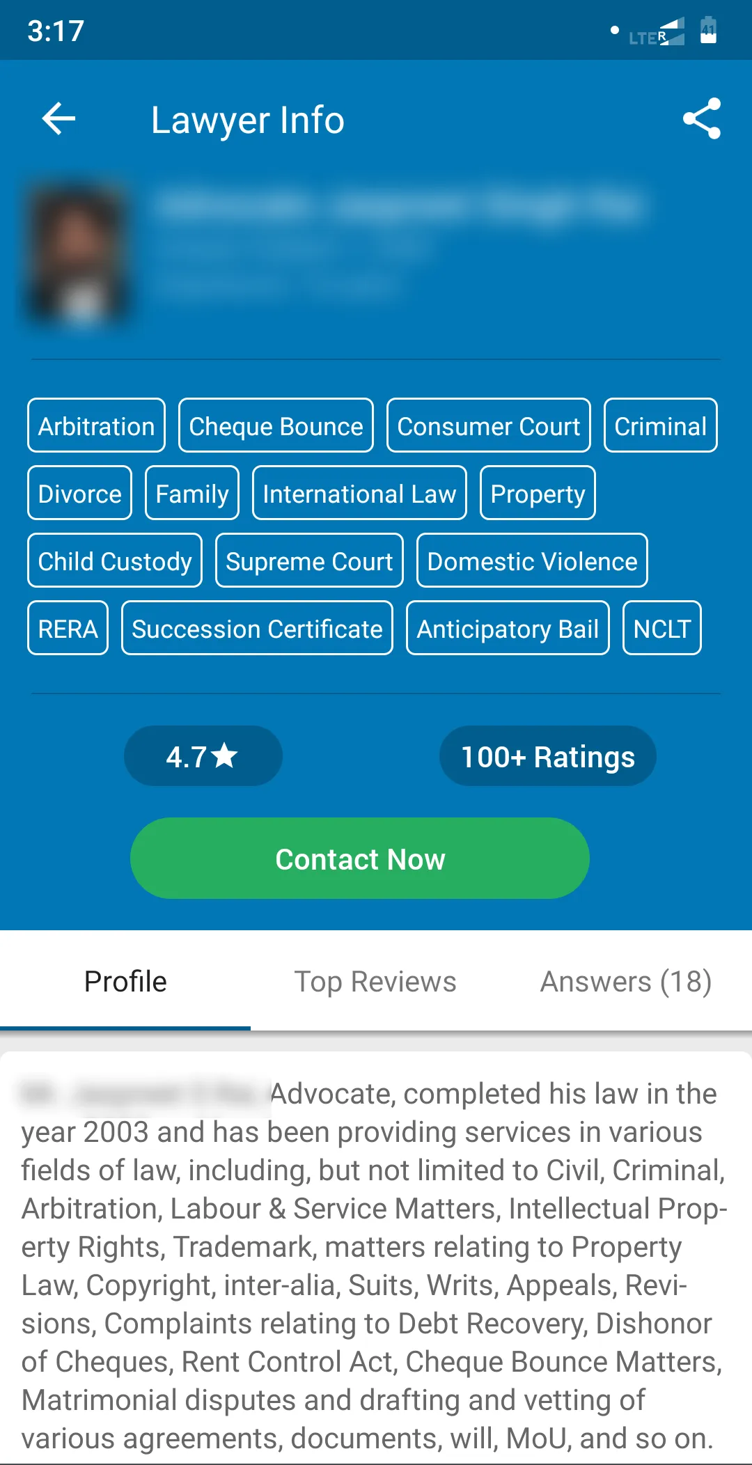 LawRato - Find Your Lawyer | Indus Appstore | Screenshot