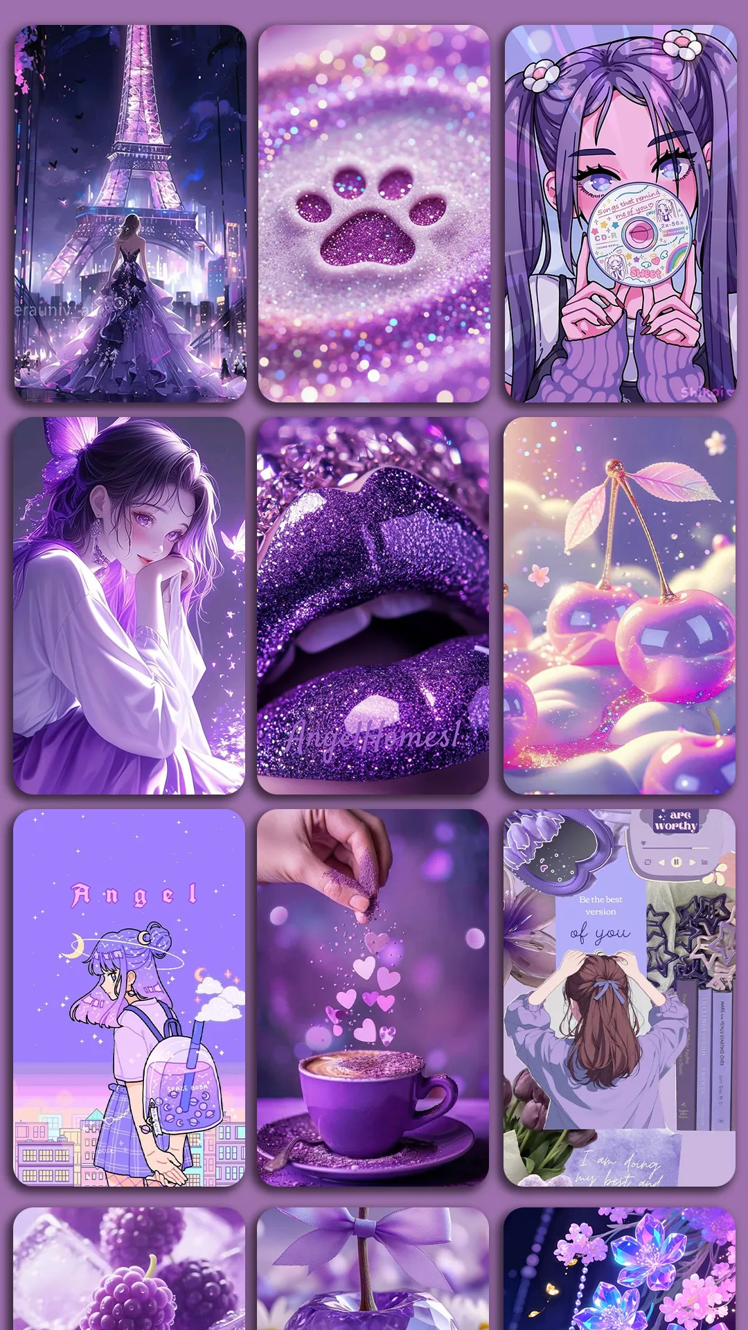 Purple aesthic wallpaper | Indus Appstore | Screenshot
