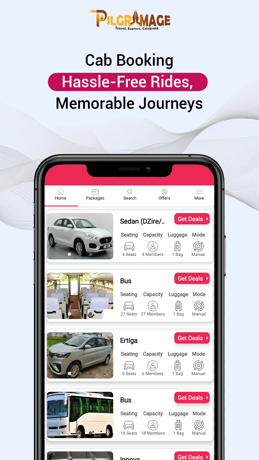 Pilgrimage Travel Booking App | Indus Appstore | Screenshot