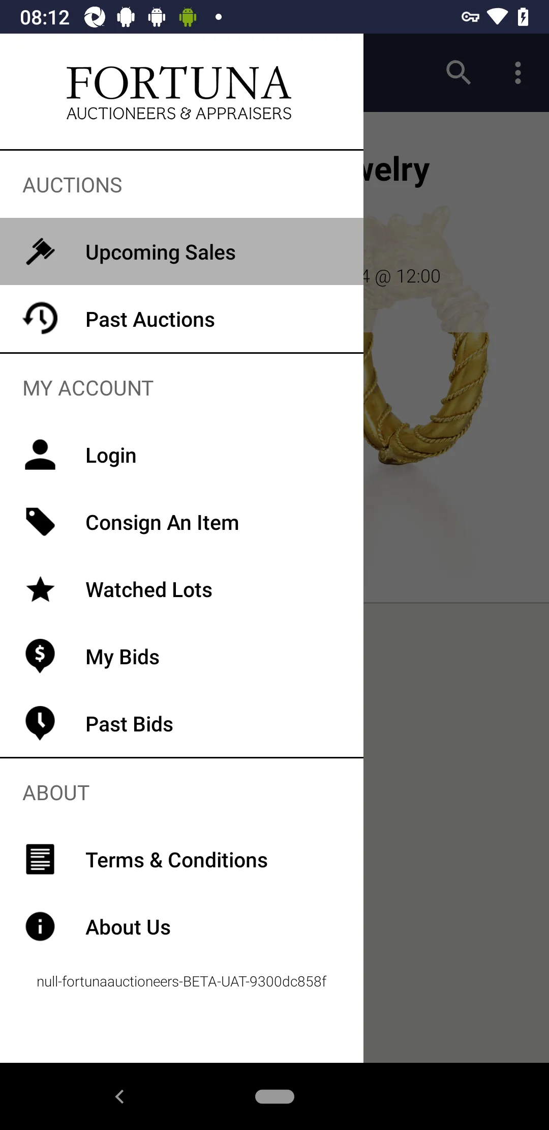 Fortuna Jewelry Watch Auction | Indus Appstore | Screenshot