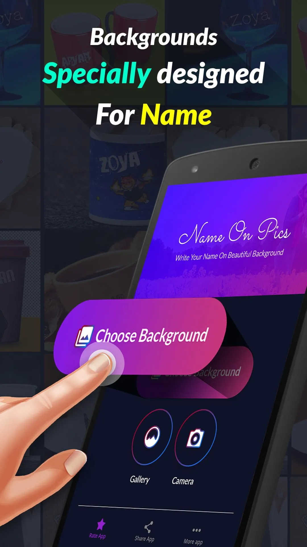 Name On Pics | Indus Appstore | Screenshot