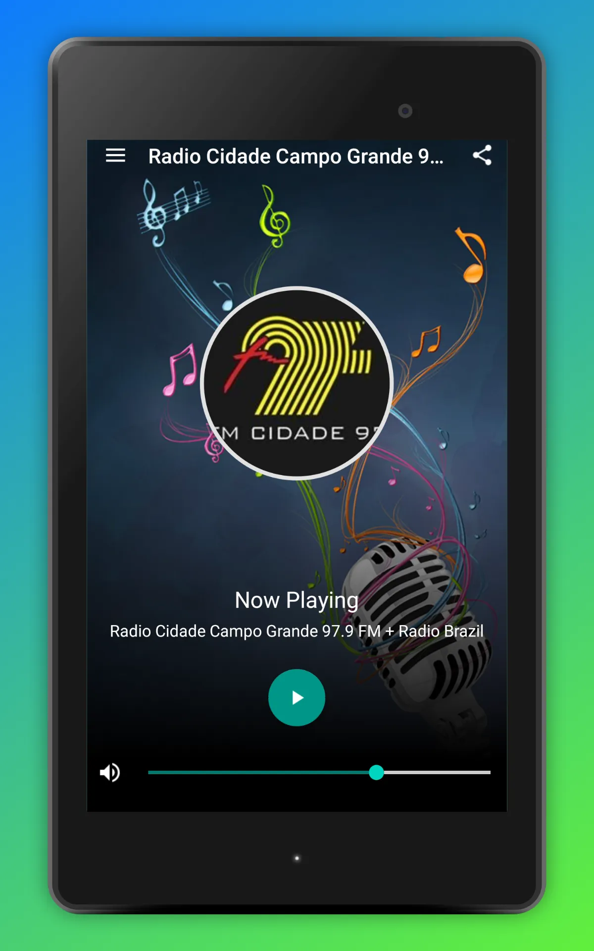 Radio Cidade FM 97.9 Ao Vivo | Indus Appstore | Screenshot