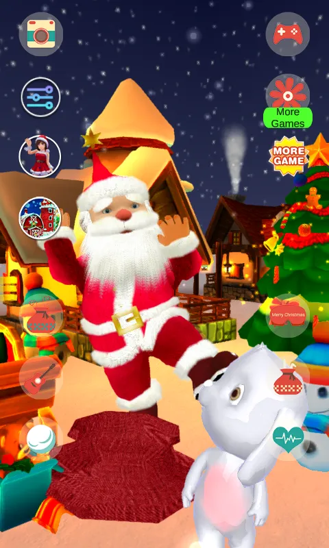 Talking Santa Claus | Indus Appstore | Screenshot