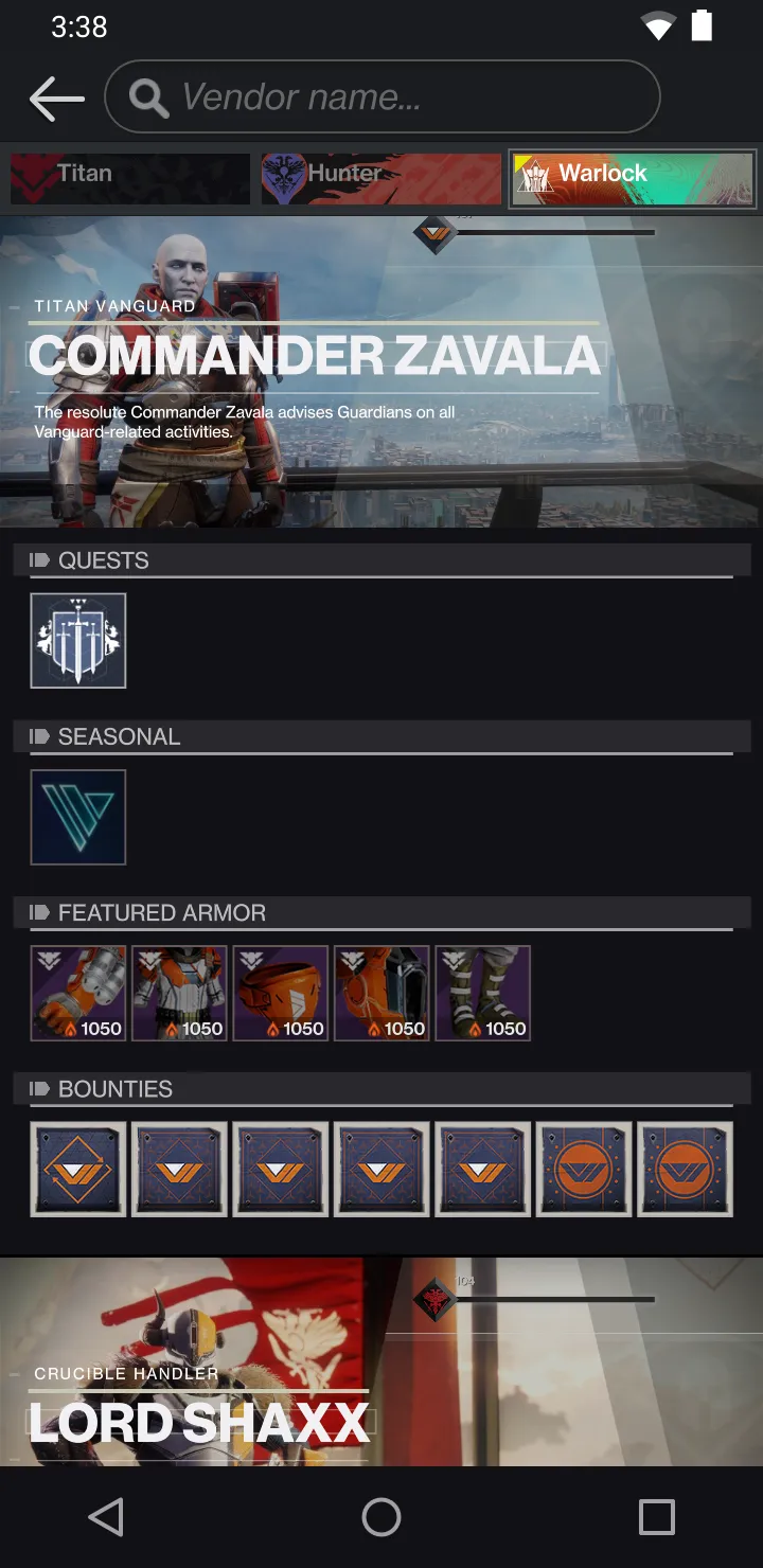 Ishtar Commander for Destiny 2 | Indus Appstore | Screenshot