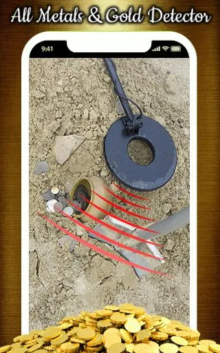 Gold Detector:All Metal Finder | Indus Appstore | Screenshot