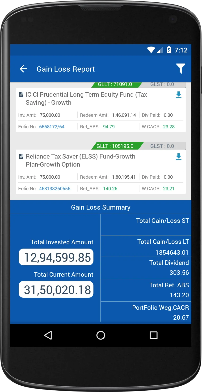 NBB Investment | Indus Appstore | Screenshot