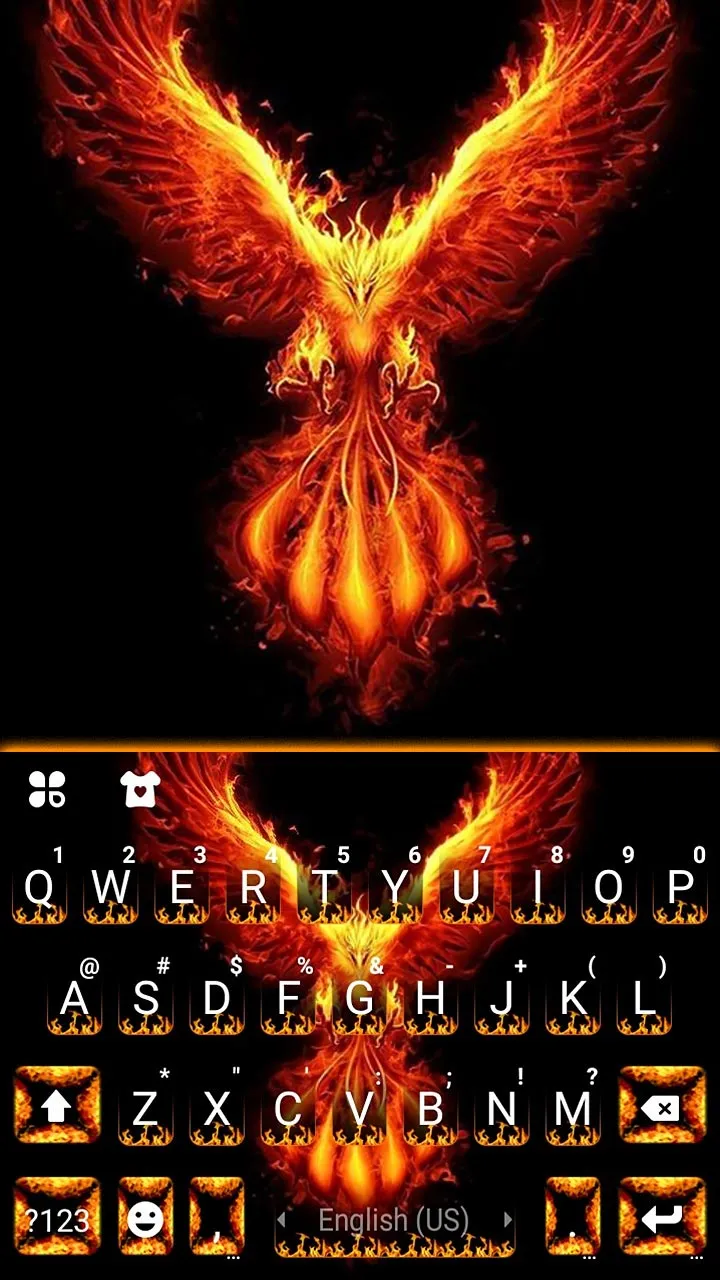 Fire Phoenix Theme | Indus Appstore | Screenshot