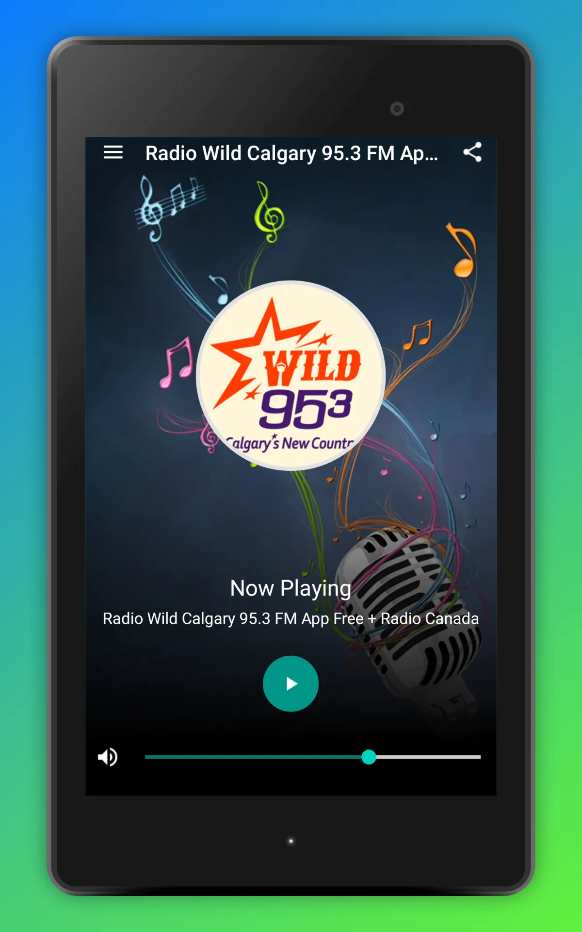 Wild 95.3 Calgary Radio FM App | Indus Appstore | Screenshot