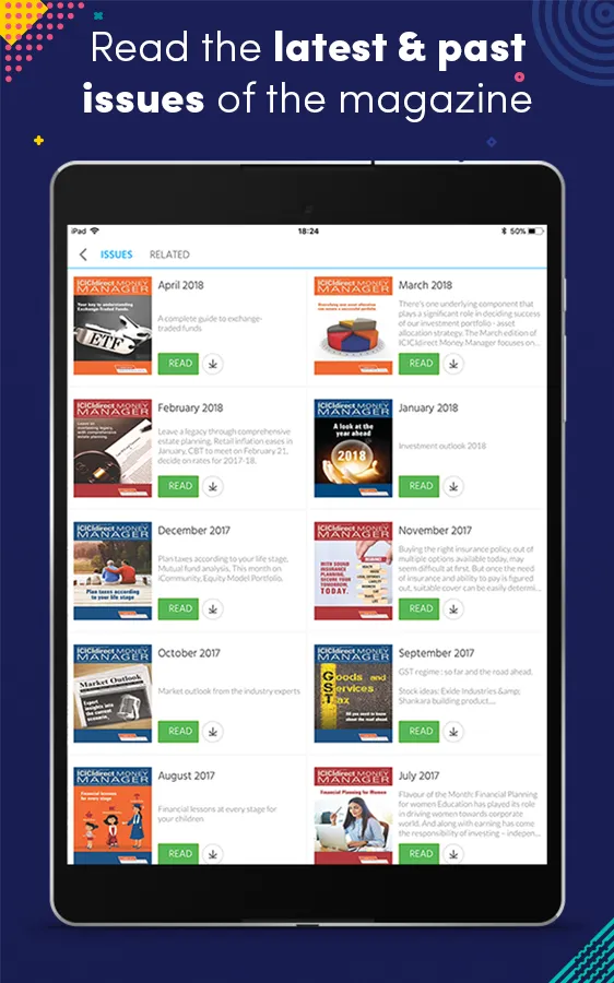 ICICI direct Magazine | Indus Appstore | Screenshot