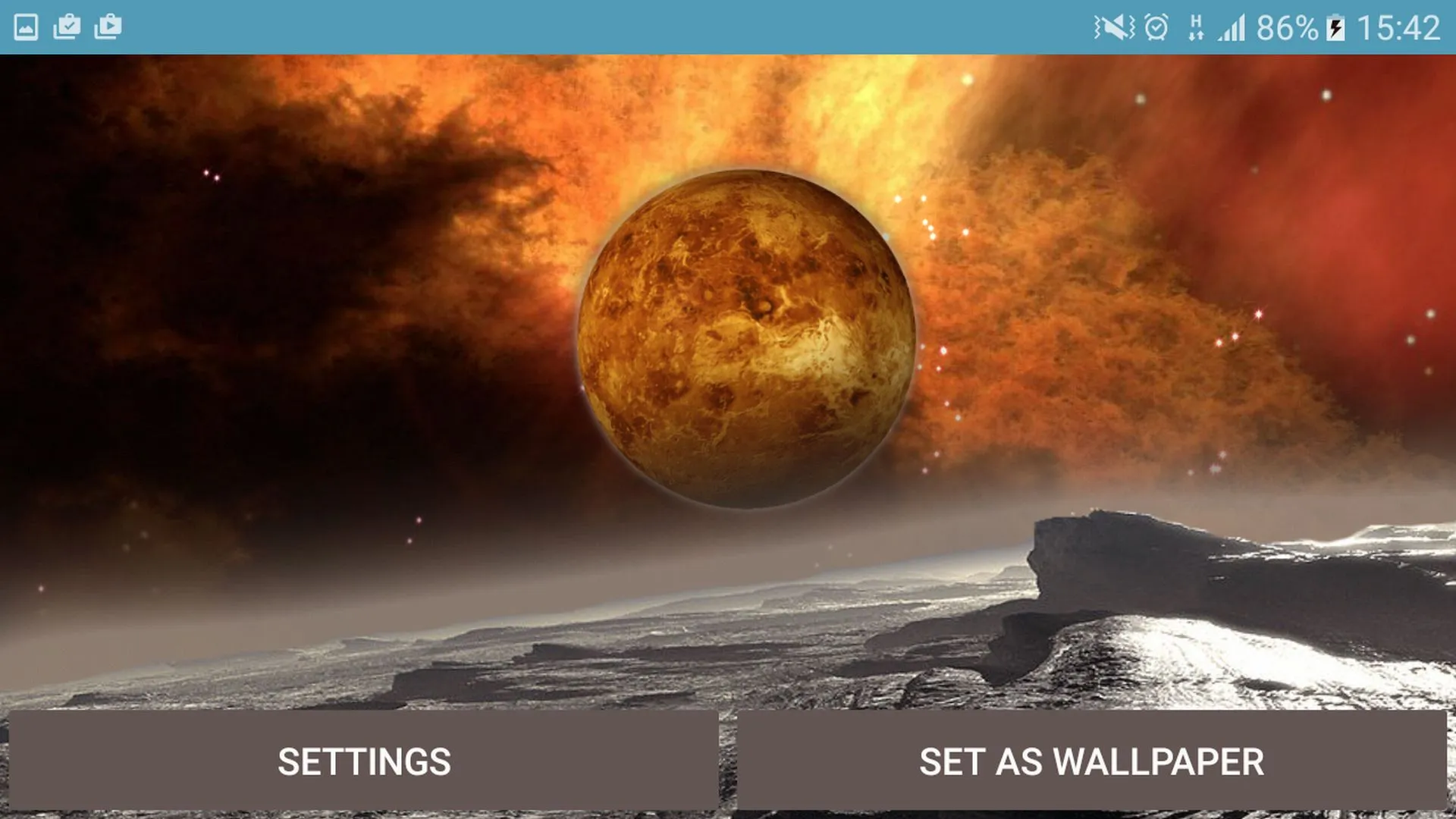 Space Landscape | Indus Appstore | Screenshot